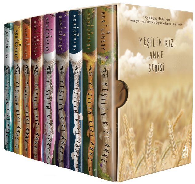 Yeşilin Kızı Anne 9 Kitap Kutulu Set Ciltli L.M. MONTGOMERY