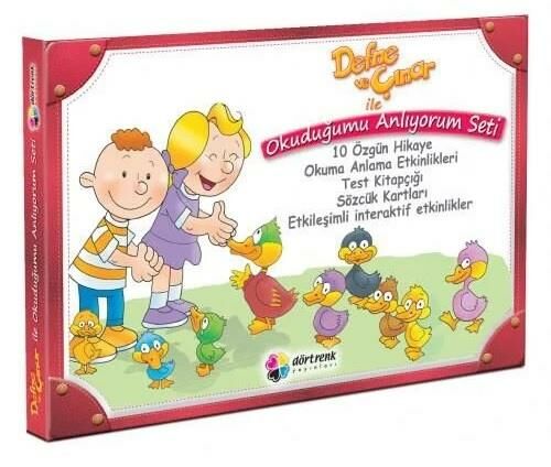 Dörtrenk 1. Sınıf Defne ve Çınar İle Okuduğumu Anlıyorum Hikaye Seti 10 Kitap