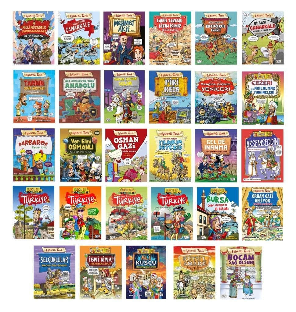 Metin Özdamarlar Eğlenceli Tarih Seti (29 Kitap)