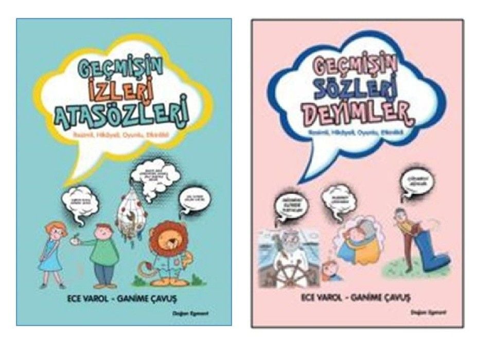 Ece Varol Geçmişin İzleri Atasözleri + Geçmişin Sözleri Deyimler (2 Kitap)