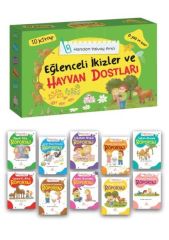 Bıcırık 4. Sınıf  Eğlenceli İkizler ve Hayvan Dostları Hikaye Seti 10 Kitap