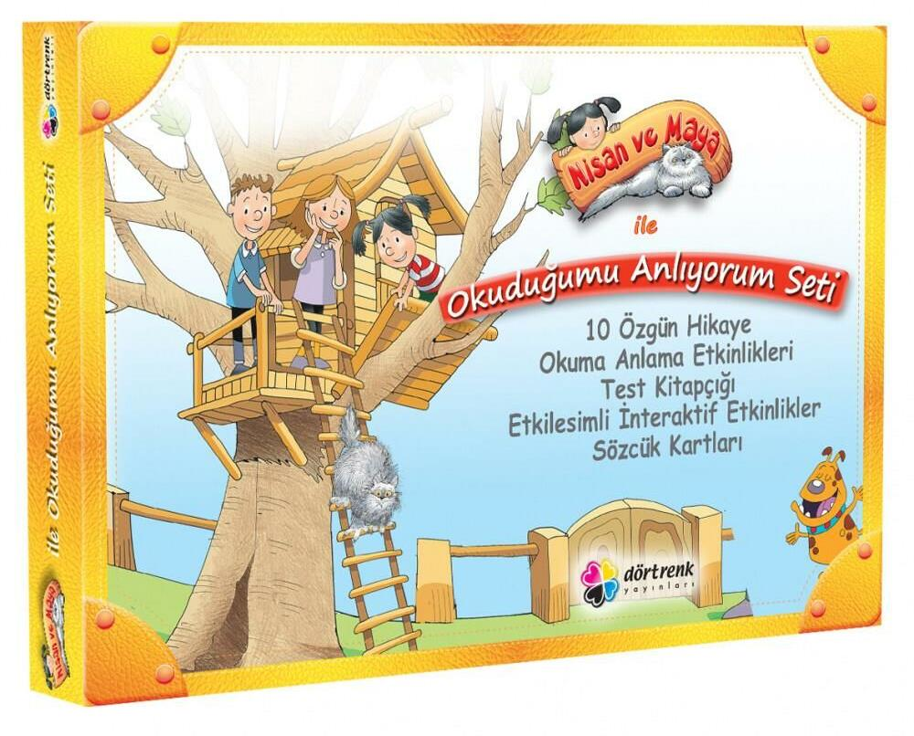 Dörtrenk 2. ve 3. Sınıf Nisan ve Maya ile Okuduğumu Anlıyorum Hikaye Seti 10 Kitap