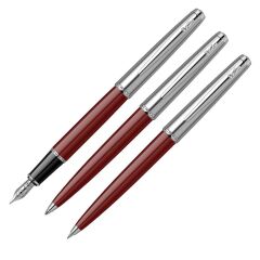 Scrikss Metropolis 78 Üçlü Kalem Seti Bordo