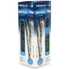 Pensan My-Tech Tükenmez Kalem İğne Uç Siyah 0.7 (25 Adet)