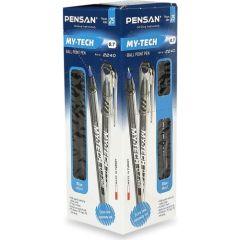 Pensan My-Tech Tükenmez Kalem İğne Uç Mavi 0.7 (25 Adet)