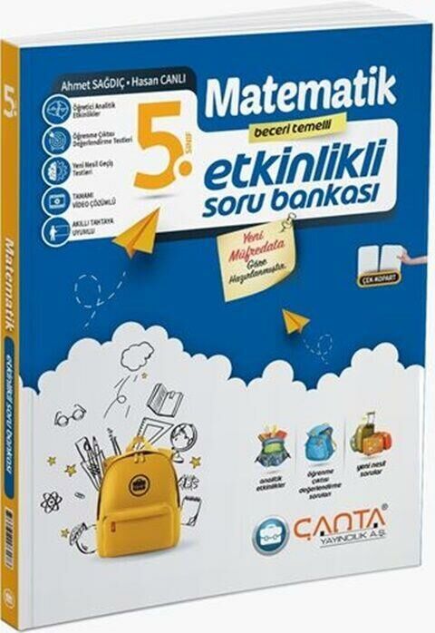 Çanta 5. Sınıf Matematik Etkinlikli Kazanım Sıralı Soru Bankası