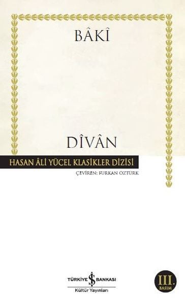 Divan (K.Kapak) BAKİ