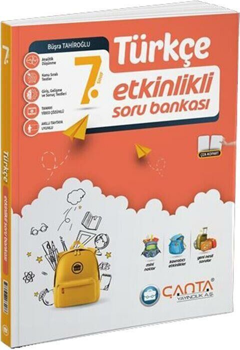 Çanta 7. Sınıf Türkçe Etkinlikli Kazanım Soru Bankası