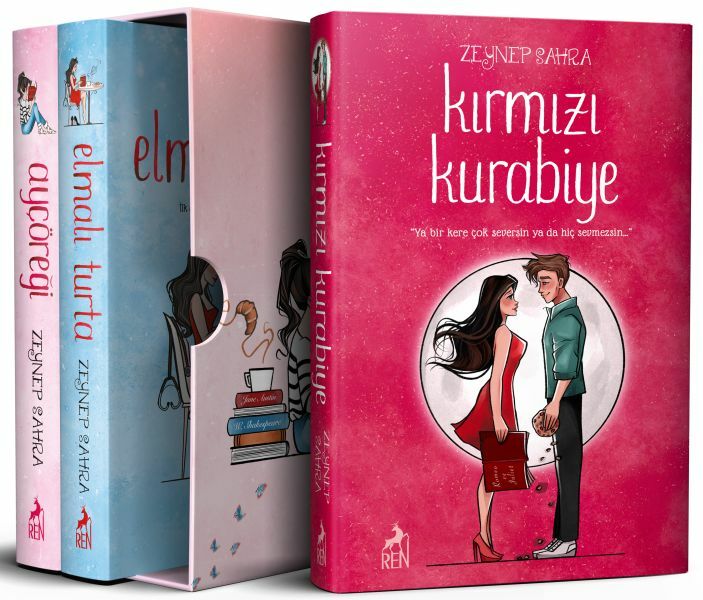 Ayçöreği Elmalı Turta Kırmızı Kurabiye Set ZEYNEP SAHRA