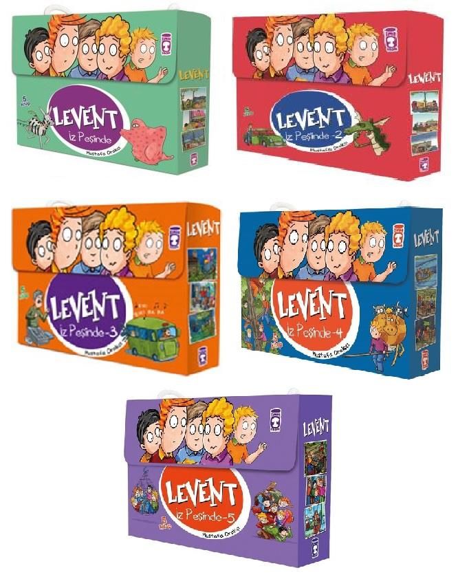 Levent İz Peşinde Seti 5 Kutu 25 Kitap