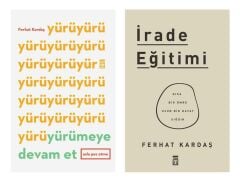 Yürümeye Devam Et Asla Pes Etme + İrade Eğitimi 2 Kitap Set