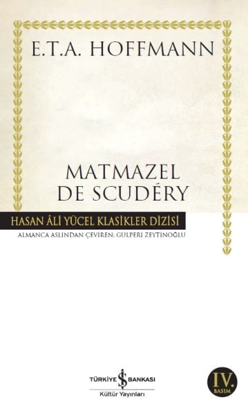 Matmazel De Scudery(K.Kapak) E.T.A.HOFFMANN