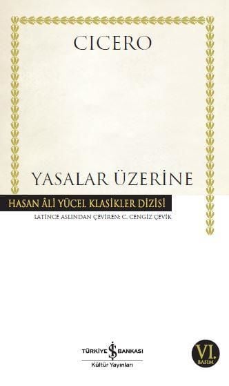 Yasalar Üzerine (K.Kapak) CICERO