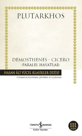 Demosthenes-Cıcero-Paralel Hayatlar (K.Kapak) PLUTARKHOS