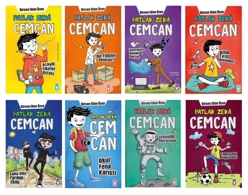 Birsen Ekim Özen Patlak Zeka Cemcan Seti (8 Kitap)