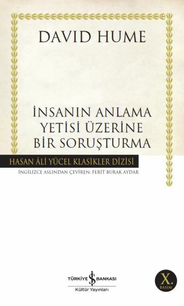 İnsanın Anlama Yetisi Üzerine Bir Soruş. (K.Kapak) DAVID HUME