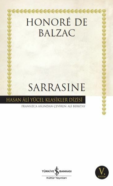 Sarrasıne (K.Kapak) HONORE DE BALZAC