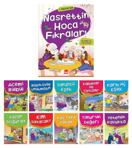 Bıcırık 1. Sınıf Nasrettin Hoca Fıkraları 10 Kitap