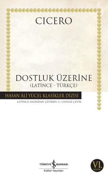Dostluk Üzerine (K.Kapak) CICERO