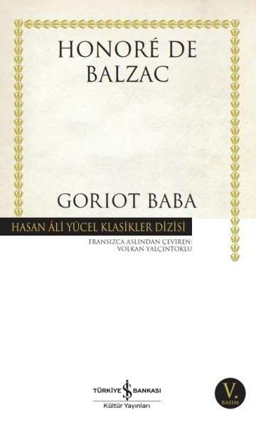 Gorıot Baba (K.Kapak) HONORE DE BALZAC
