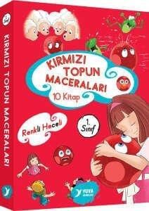 Yuva 1. Sınıflar için Kırmızı Topun Maceraları 10 Kitap Düz Yazı