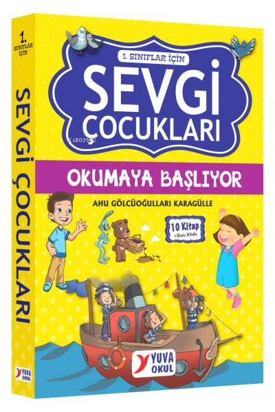 Yuva 1. Sınıf Sevgi Çocukları Okumaya Başlıyor (10 Kitap)