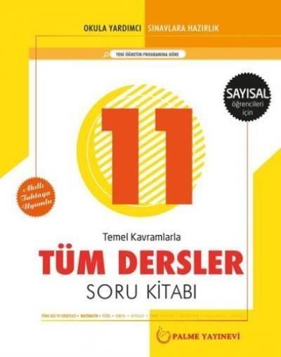 Palme 11. Sınıf Tüm Dersler Soru Kitabı Sayısal  İçin