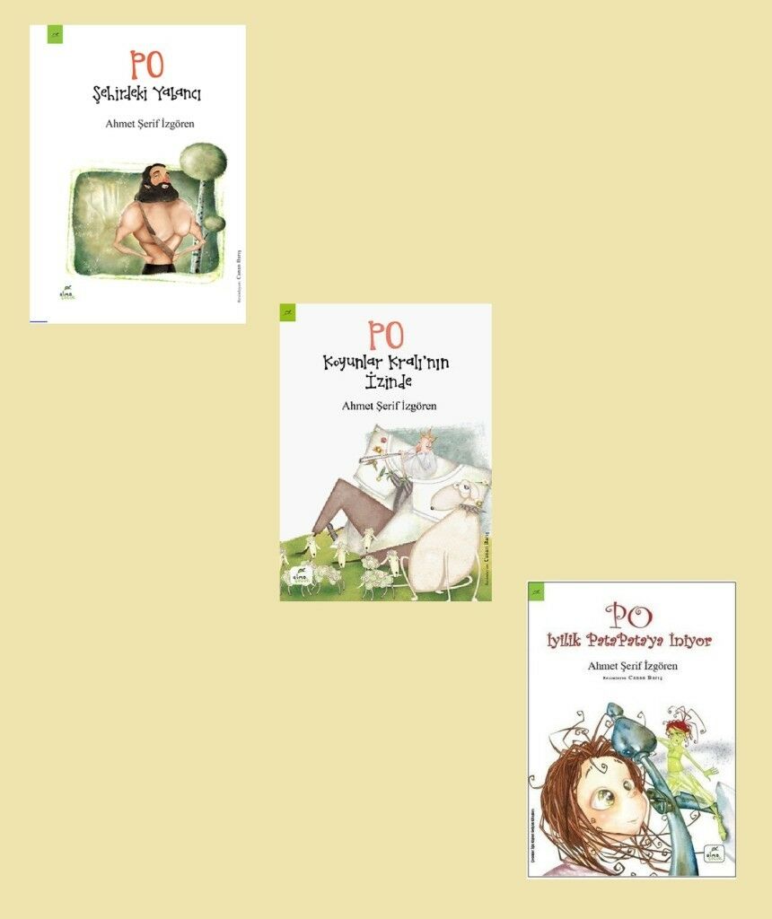 Ahmet Şerif İzgören Po Seti 3 Kitap (Şehirdeki Yabancı + Koyunlar Kralının İzinde + İyilik PataPataya İniyor)