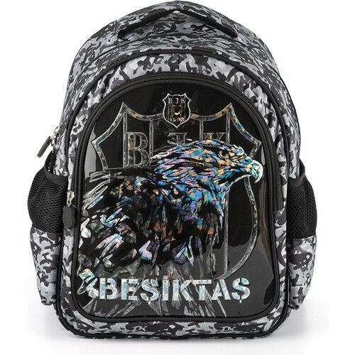 Beşiktaş Lisanslı Kartal Patch Okul Çantası