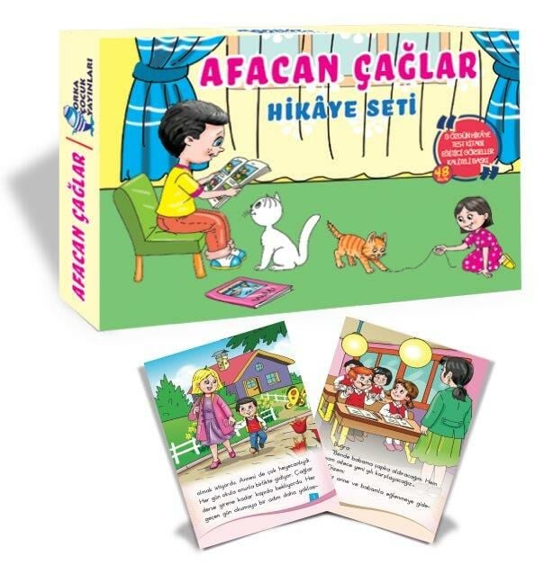 Orka 3. Sınıf Afacan Çağlar Hikaye Seti 8 Kitap