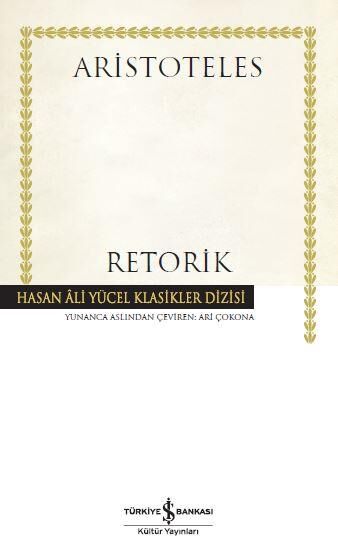 Retorik (K.Kapak)  ARISTOTELES