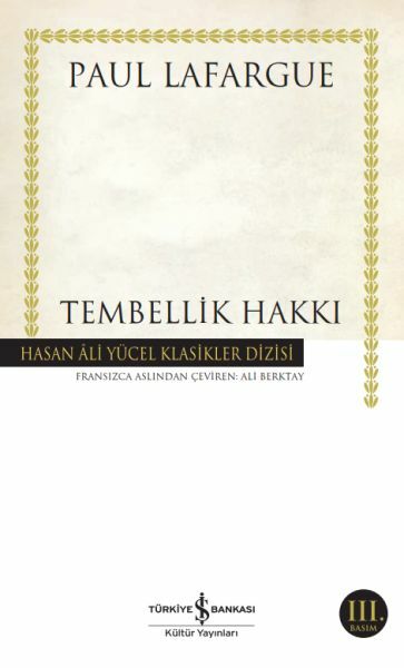 Tembellik Hakkı (K.Kapak)   PAUL LAFARGUE