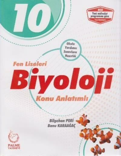 Palme 10. Sınıf Fen Liseleri Biyoloji Konu Anlatımlı