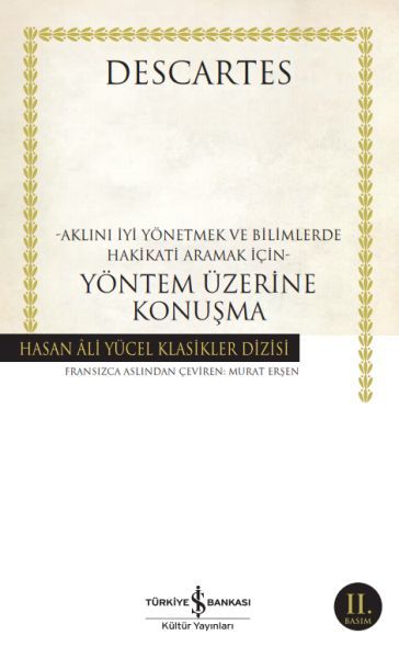 Yöntem Üzerine Konuşma (K.Kapak)  DESCARTES