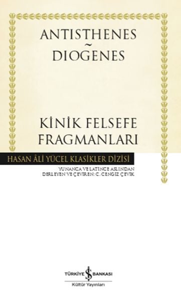 Kinik Felsefe Fragmanları (K.Kapak)  ANTISTHENES - DIOGENES