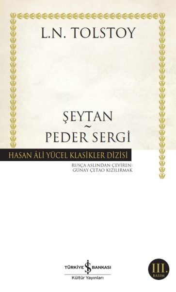 Şeytan - Peder Sergi  (K.Kapak) LEV NİKOLAYEVİÇ TOLSTOY