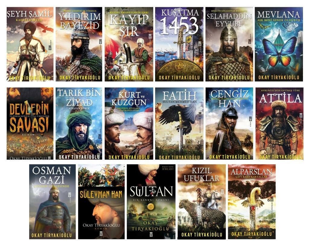 Okay Tiryakioğlu Seti 17 Kitap