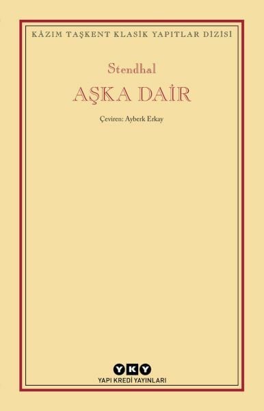 Aşka Dair STENDHAL