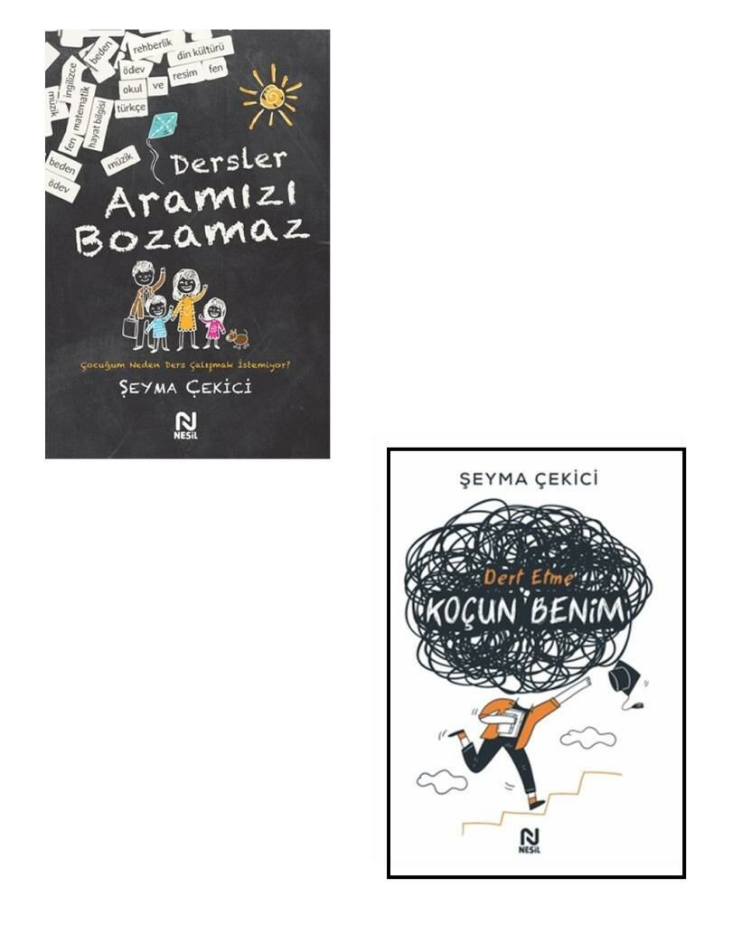 Dersler Aramızı Bozamaz + Dert Etme Koçun Benim 2 Kitap ŞEYMA ÇEKİCİ