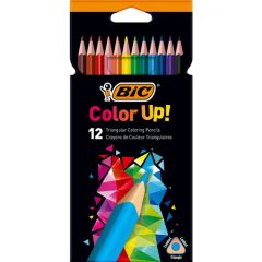 Bic Color Up Üçgen Kuru Boya 12 Renk