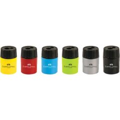 Faber Castell Kalemtraş Geniş Hazneli Çiftli (1 Adet)