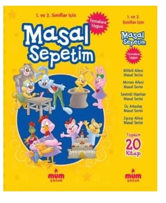 Mum 1. Sınıf Masal Sepetim Hikaye Seti 20 Kitap