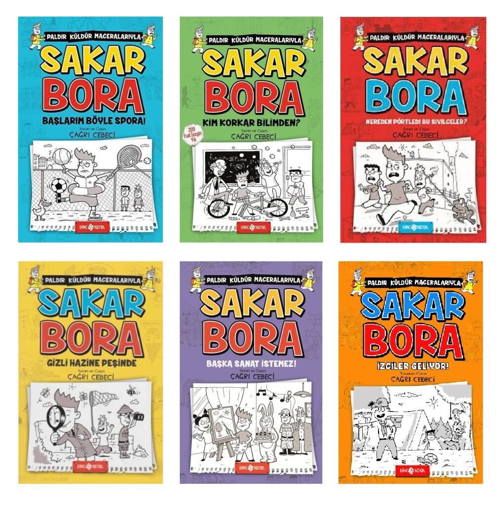 Çağrı Cebeci Sakar Bora Seti (6 Kitap)