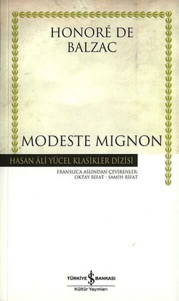Modeste Mıgnon Hasan Ali Yücel Klasikler HONORE DE BALZAC