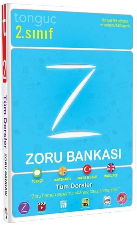Tonguç 2. Sınıf Tüm Dersler Zoru Soru Bankası