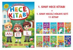 1. Sınıf Hece Kitabı + Heceli Hikaye Seti (11 Kitap)