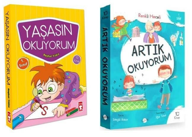 1.Sınıf Yaşasın Okuyorum + Artık Okuyorum Hikaye Seti 20 Kitap