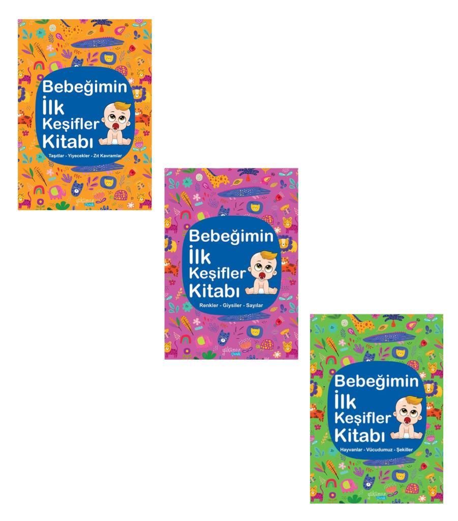 Bebeğimin İlk Keşifler Kitabı Seti 3 Kitap