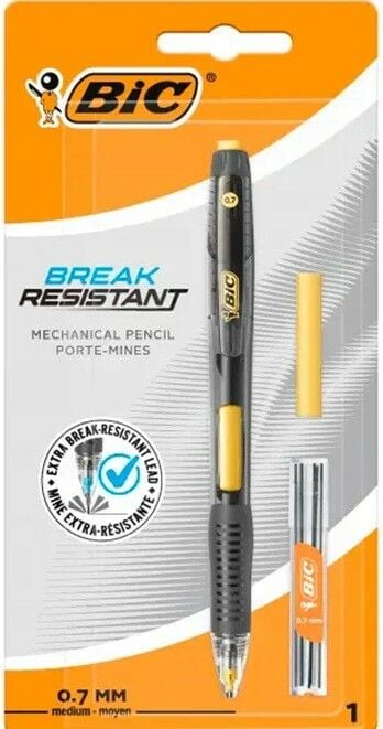 Bic Break Resıstant 0.7 Mm Versatil Kalem + Silgi+ Min Blisterli Set