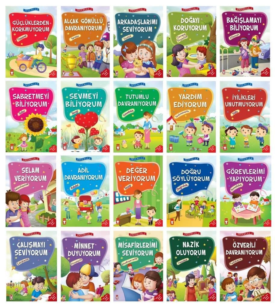 Timaş Erdemler Serisi 20 Kitap